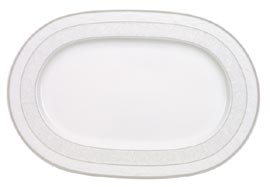 Gray Pearl Oval Platter - Medium